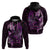 Personalised New Zealand Breast Cancer Hoodie Fight Like A Girl Pink Manaia Fern With Paua Shell LT14 - Polynesian Pride