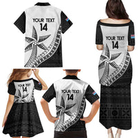 Custom Fiji Rugby Family Matching Puletasi and Hawaiian Shirt Go Champions Fijian Tapa Cloth LT14 - Polynesian Pride