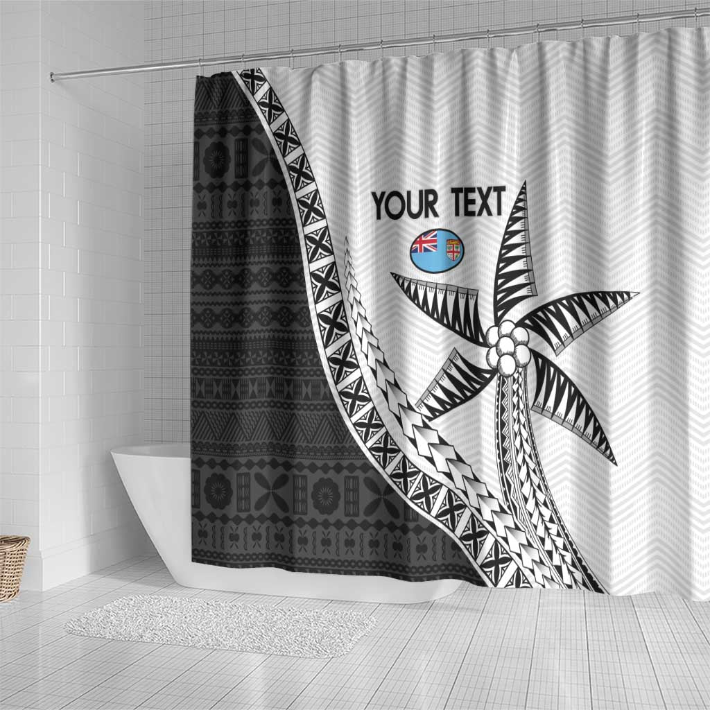 Custom Fiji Rugby Shower Curtain Go Champions Fijian Tapa Cloth