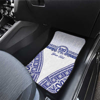 Personalised Queen Salote College Car Mats Kolisi Fefine 100th Anniversary Kupesi White - Polynesian Pride