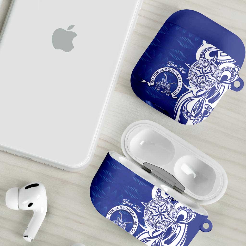 Personalised Queen Salote College AirPods Case QSC Est 1926 Ngatu Pattern - Polynesian Pride