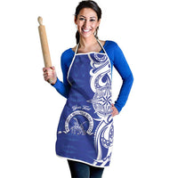 Personalised Queen Salote College Apron QSC Est 1926 Ngatu Pattern - Polynesian Pride