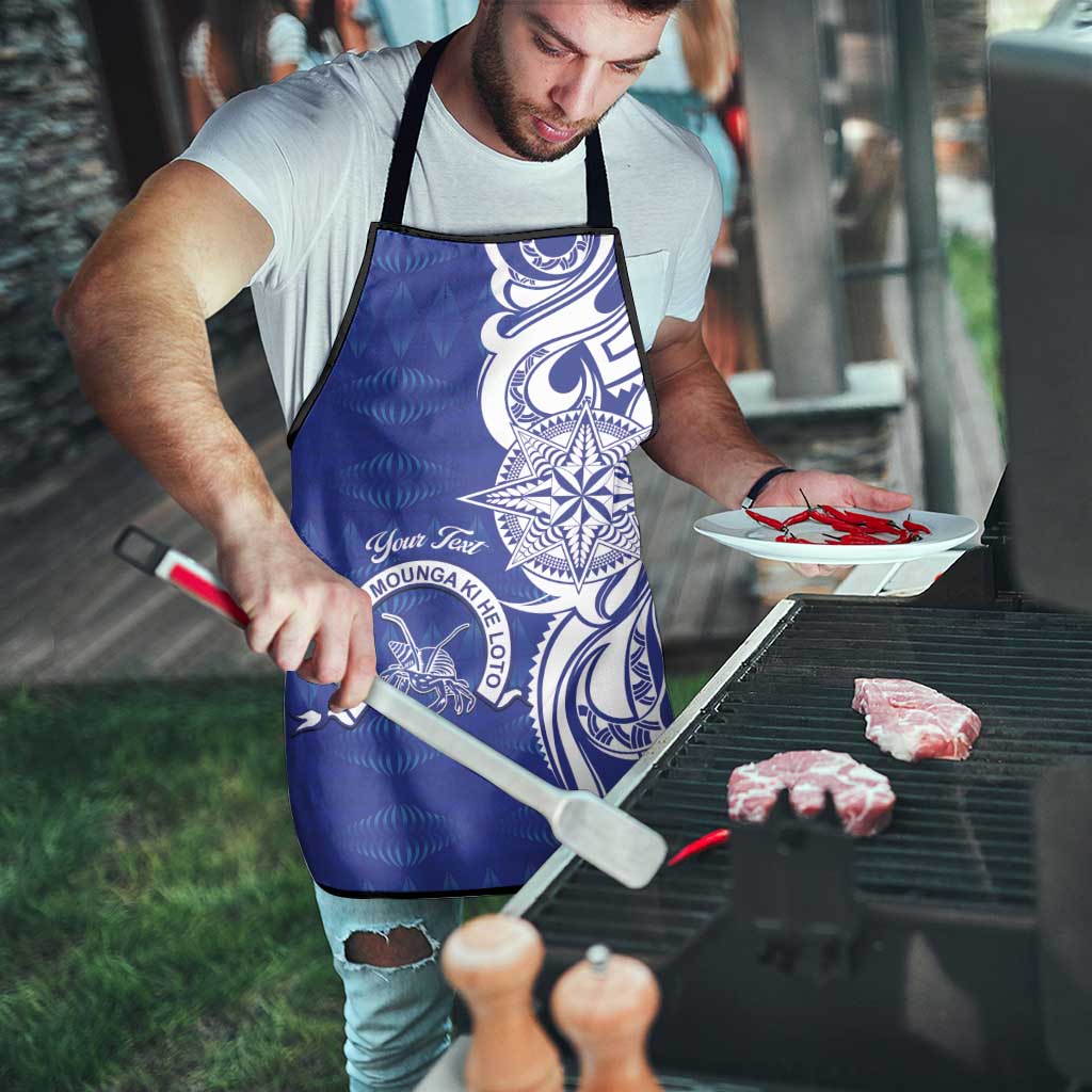 Personalised Queen Salote College Apron QSC Est 1926 Ngatu Pattern - Polynesian Pride