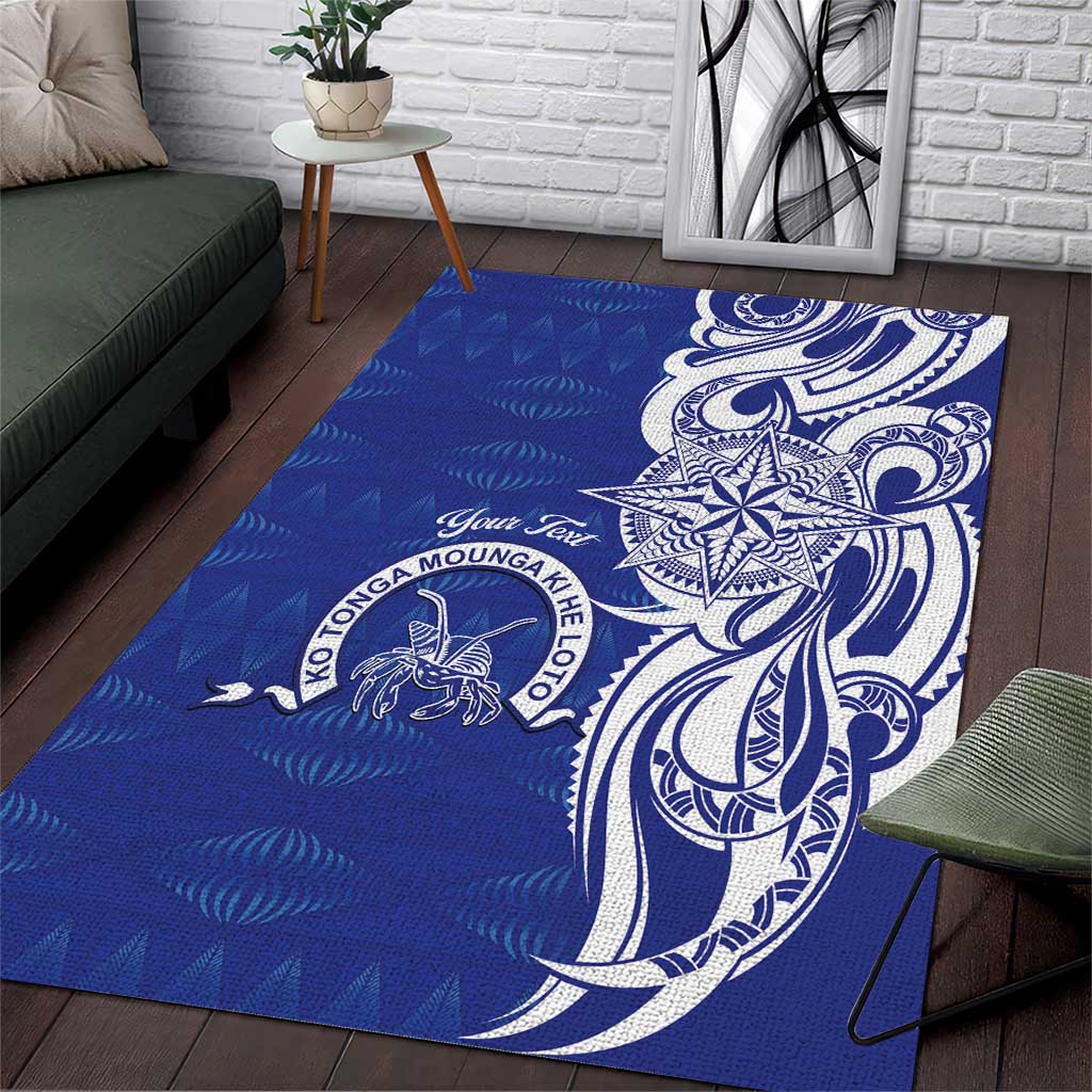 Personalised Queen Salote College Area Rug QSC Est 1926 Ngatu Pattern - Polynesian Pride