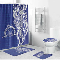 Personalised Queen Salote College Bathroom Set QSC Est 1926 Ngatu Pattern - Polynesian Pride