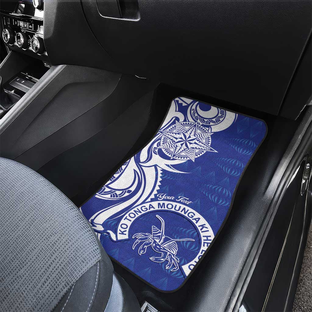 Personalised Queen Salote College Car Mats QSC Est 1926 Ngatu Pattern - Polynesian Pride