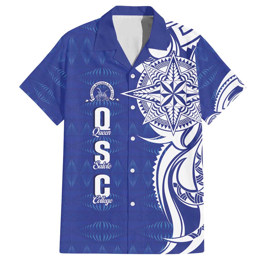 Personalised Queen Salote College Family Matching Long Sleeve Bodycon Dress and Hawaiian Shirt QSC Est 1926 Ngatu Pattern - Polynesian Pride