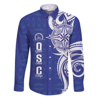 Personalised Queen Salote College Family Matching Tank Maxi Dress and Hawaiian Shirt QSC Est 1926 Ngatu Pattern - Polynesian Pride