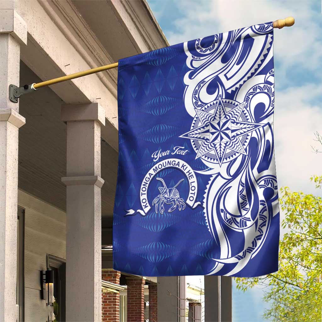 Personalised Queen Salote College Garden Flag QSC Est 1926 Ngatu Pattern - Polynesian Pride
