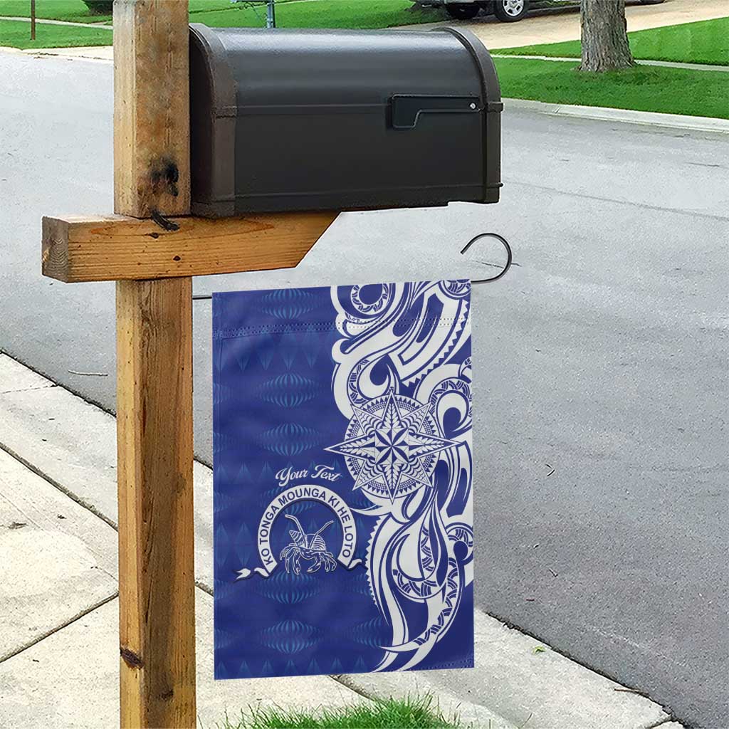 Personalised Queen Salote College Garden Flag QSC Est 1926 Ngatu Pattern - Polynesian Pride