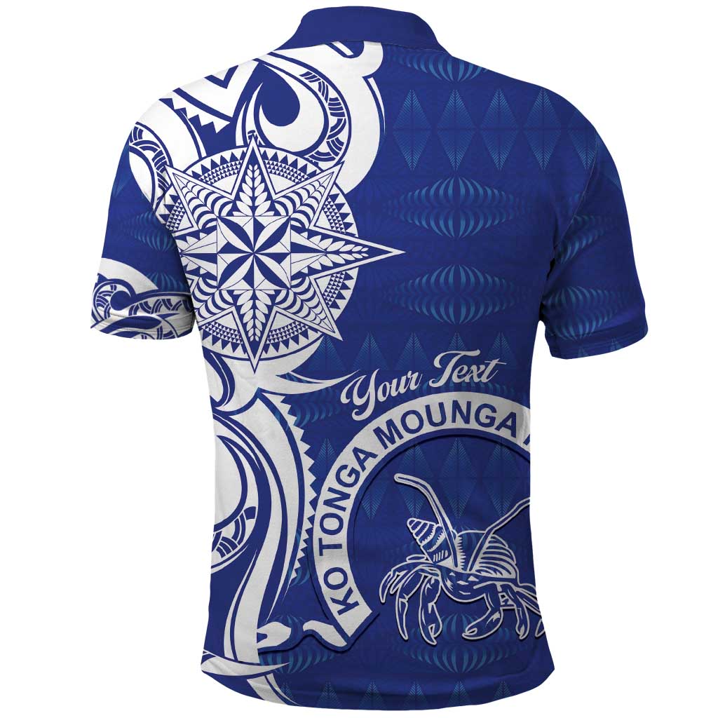 Personalised Queen Salote College Polo Shirt QSC Est 1926 Ngatu Pattern - Polynesian Pride