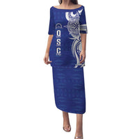 Personalised Queen Salote College Puletasi QSC Est 1926 Ngatu Pattern - Polynesian Pride