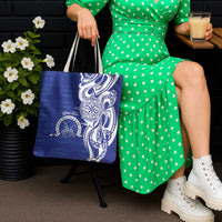 Personalised Queen Salote College Tote Bag QSC Est 1926 Ngatu Pattern - Polynesian Pride