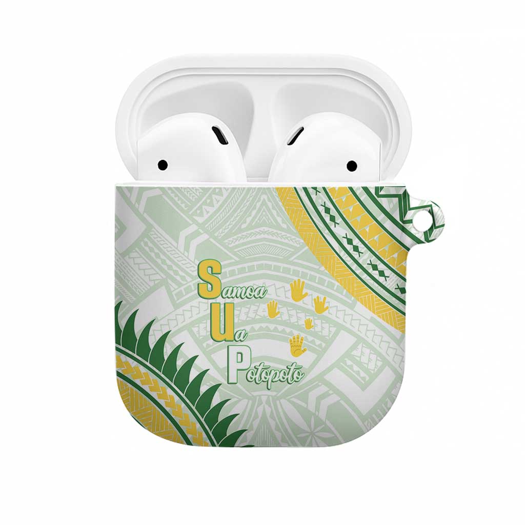 Samoa Ua Potopoto AirPods Case SUP Est 2025 Samoan Pattern - Polynesian Pride