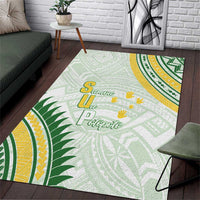 Samoa Ua Potopoto Area Rug SUP Est 2025 Samoan Pattern - Polynesian Pride