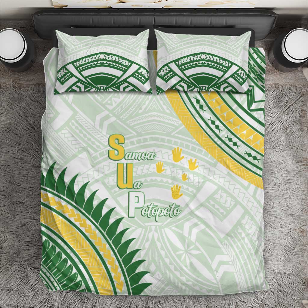 Samoa Ua Potopoto Bedding Set SUP Est 2025 Samoan Pattern - Polynesian Pride