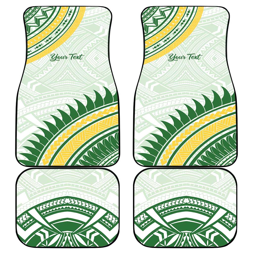 Personalised Samoa Ua Potopoto Car Mats SUP Est 2025 Samoan Pattern - Polynesian Pride