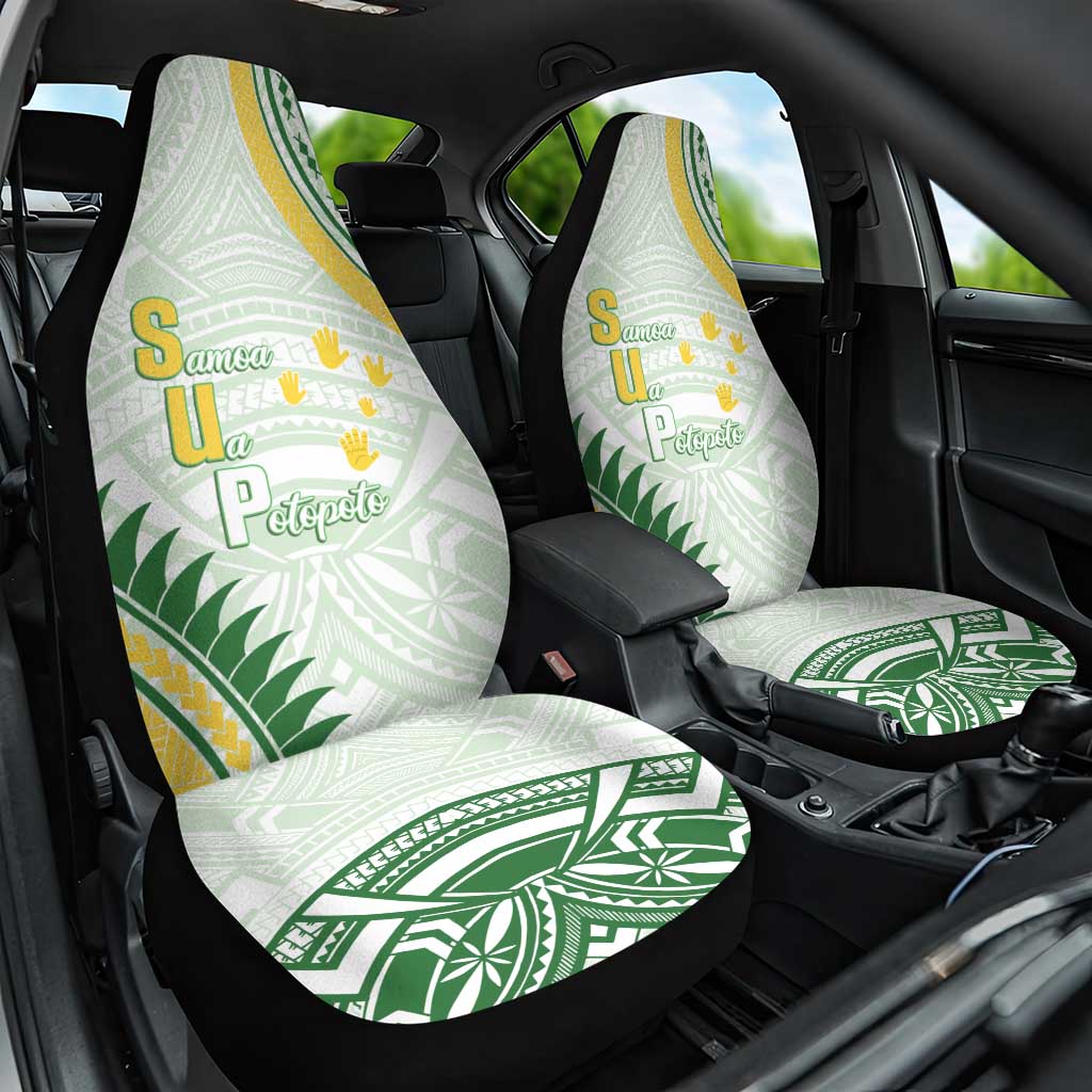 Samoa Ua Potopoto Car Seat Cover SUP Est 2025 Samoan Pattern - Polynesian Pride