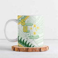 Personalised Samoa Ua Potopoto Ceramic Mug SUP Est 2025 Samoan Pattern - Polynesian Pride