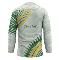 Personalised Samoa Ua Potopoto Hockey Jersey SUP Est 2025 Samoan Pattern - Polynesian Pride