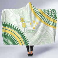 Samoa Ua Potopoto Hooded Blanket SUP Est 2025 Samoan Pattern - Polynesian Pride