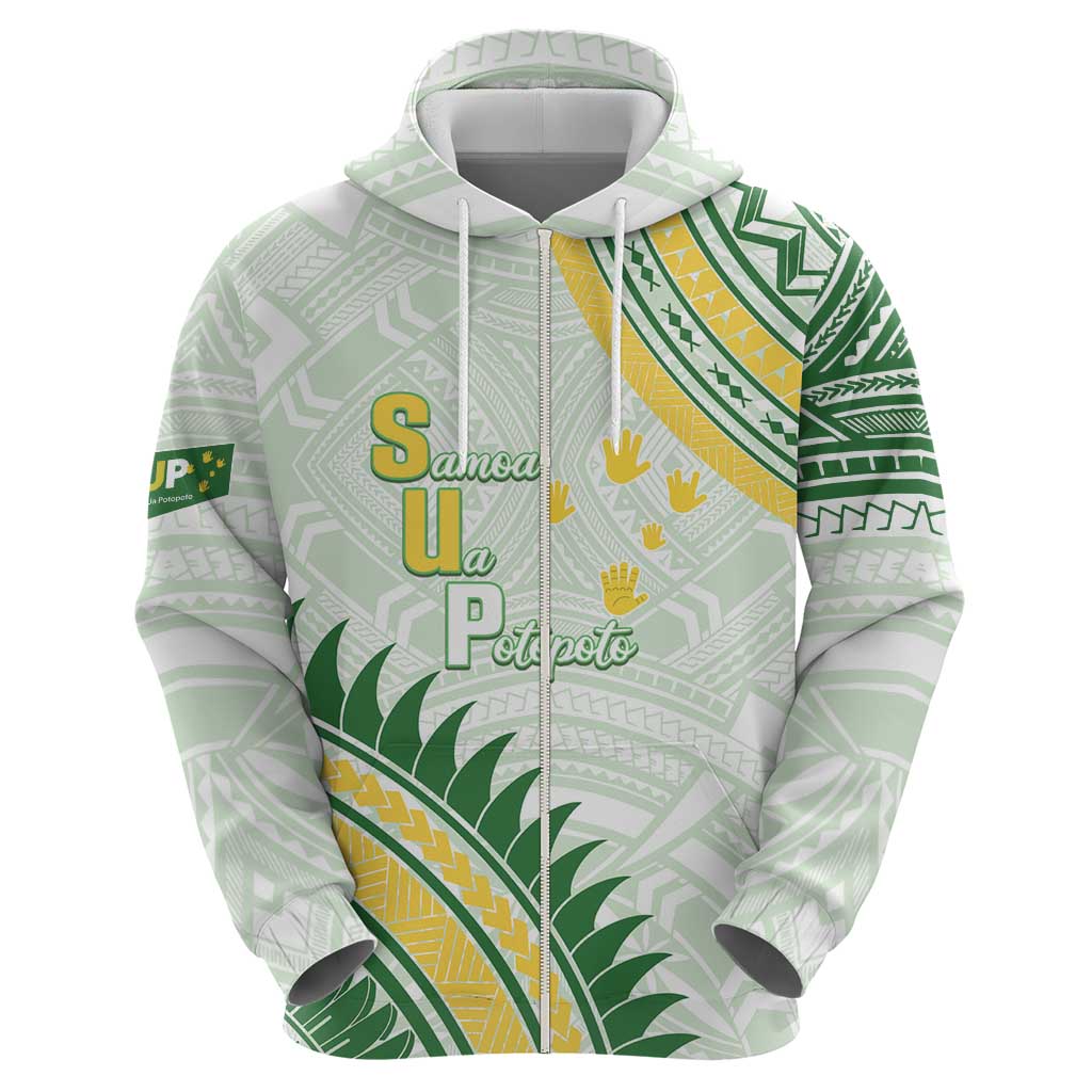 Personalised Samoa Ua Potopoto Hoodie SUP Est 2025 Samoan Pattern - Polynesian Pride