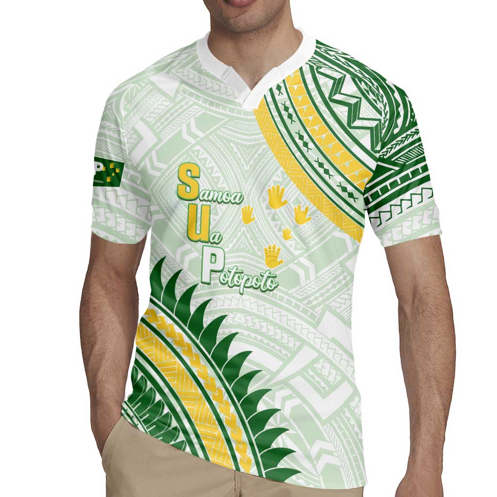 Personalised Samoa Ua Potopoto Rugby Jersey SUP Est 2025 Samoan Pattern - Polynesian Pride