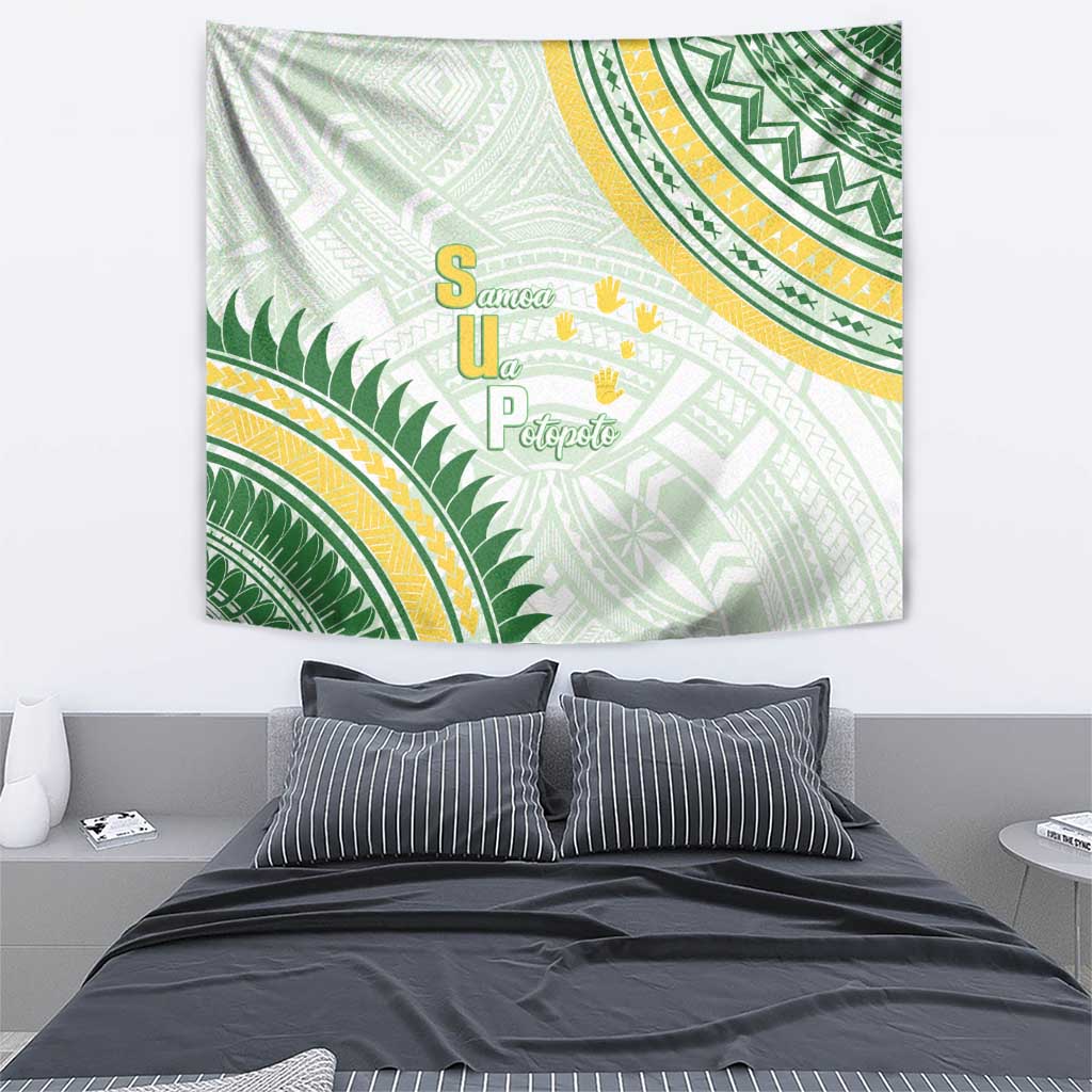 Samoa Ua Potopoto Tapestry SUP Est 2025 Samoan Pattern - Polynesian Pride