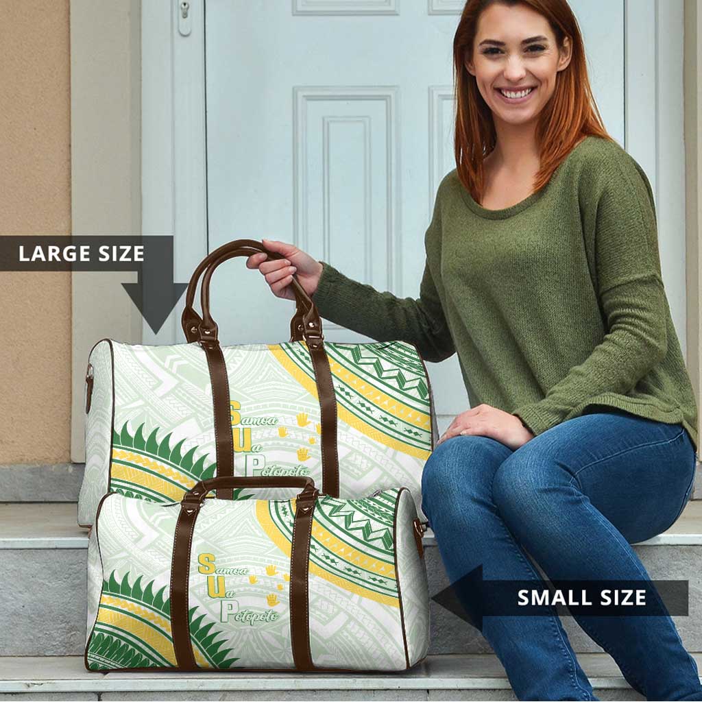 Samoa Ua Potopoto Travel Bag SUP Est 2025 Samoan Pattern - Polynesian Pride