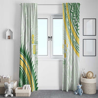 Samoa Ua Potopoto Window Curtain SUP Est 2025 Samoan Pattern - Polynesian Pride