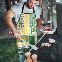 Samoa Uniting Party Apron SUP Est 2025 Siapo Pattern - Polynesian Pride