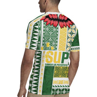 Samoa Uniting Party Rugby Jersey SUP Est 2025 Siapo Pattern - Polynesian Pride