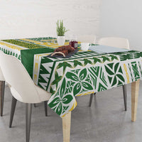 Samoa Uniting Party Tablecloth SUP Est 2025 Siapo Pattern - Polynesian Pride