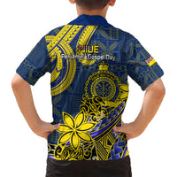 Niue Peniamina Gospel Day Kid Hawaiian Shirt Unique Niean Hiapo LT14 - Polynesian Pride