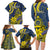 Personalised Niue Peniamina Gospel Day Family Matching Long Sleeve Bodycon Dress and Hawaiian Shirt Unique Niean Hiapo LT14 - Polynesian Pride