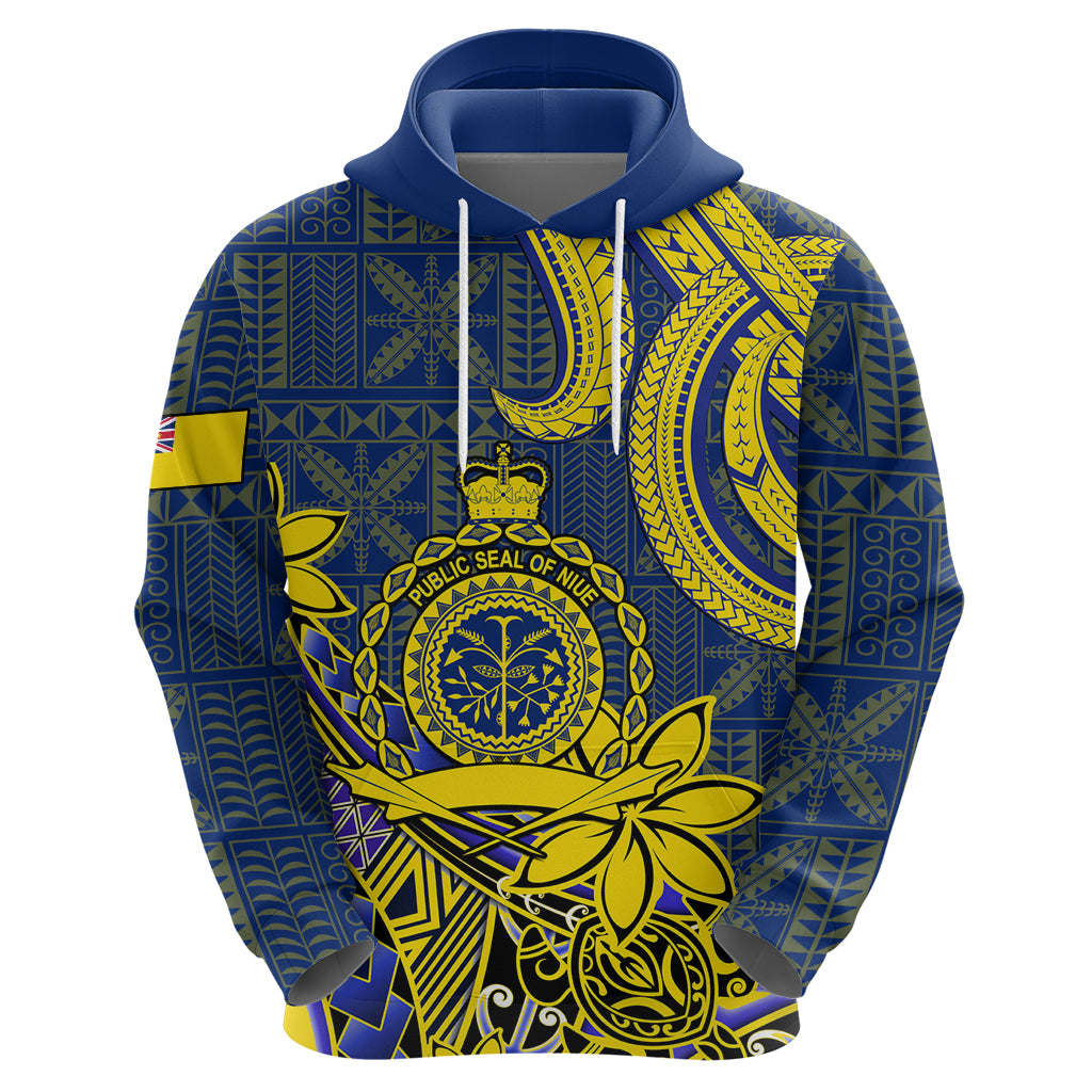 Personalised Niue Peniamina Gospel Day Hoodie Unique Niean Hiapo LT14 - Polynesian Pride