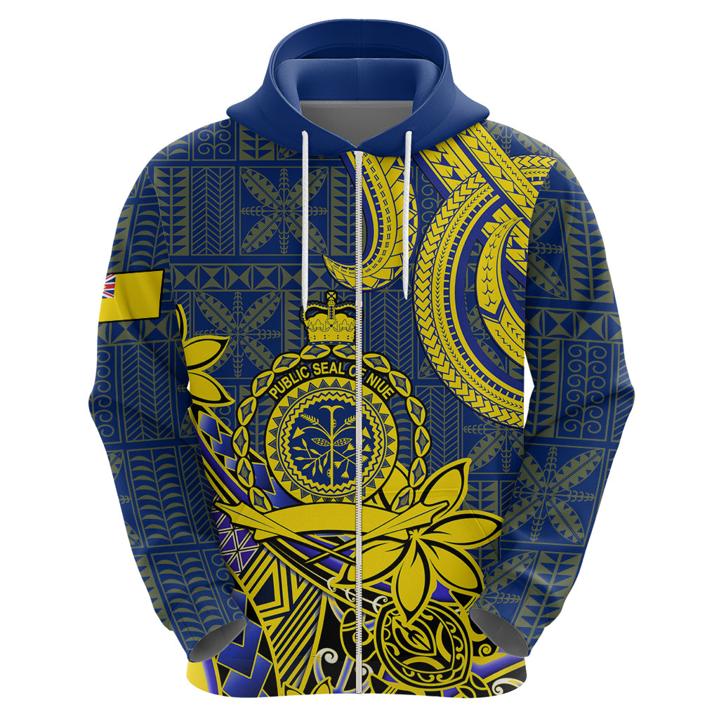 Personalised Niue Peniamina Gospel Day Hoodie Unique Niean Hiapo LT14 - Polynesian Pride