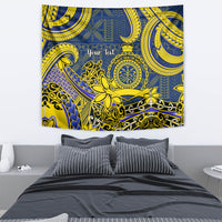 Personalised Niue Peniamina Gospel Day Tapestry Unique Niean Hiapo LT14 - Polynesian Pride