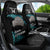 Custom New Zealand Silver Fern Rugby Car Seat Cover Pacific 2023 Kia Haka Kiwis With Maori Ta Moko LT14 - Polynesian Pride