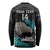 Custom New Zealand Silver Fern Rugby Long Sleeve Shirt Pacific 2023 Kia Haka Kiwis With Maori Ta Moko LT14 - Polynesian Pride