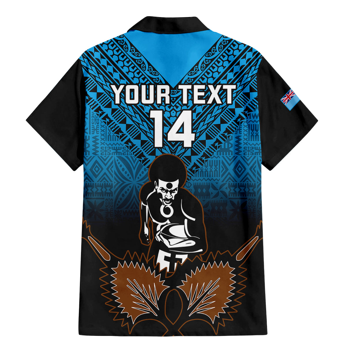 Custom Fiji Tapa Rugby Family Matching Mermaid Dress and Hawaiian Shirt Pacific 2023 Go Fijian Bati LT14 - Polynesian Pride