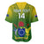 Custom Cook Islands Rugby Baseball Jersey Pacific 2023 Go The Kukis LT14 - Polynesian Pride