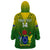 Custom Cook Islands Rugby Wearable Blanket Hoodie Pacific 2023 Go The Kukis LT14 - Polynesian Pride