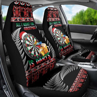 All I Want For Christmas Is Darts New Zealand Car Seat Cover