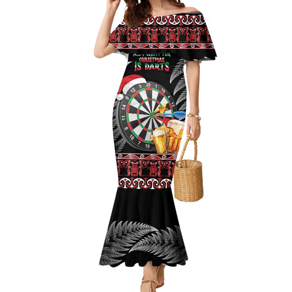 All I Want For Christmas Is Darts New Zealand Mermaid Dress