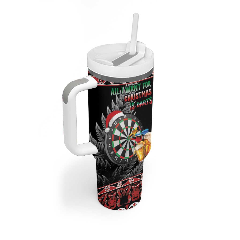 All I Want For Christmas Is Darts New Zealand Tumbler With Handle