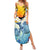 Aloha Hawaii Dolphins Summer Maxi Dress Heart Of The Ocean Tropical Summer Vibes LT14 Women Blue - Polynesian Pride