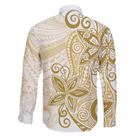 Polynesia Dolphins Family Matching Puletasi and Hawaiian Shirt Valentine Day Floral Polynesian - Vintage Brown LT14 - Polynesian Pride