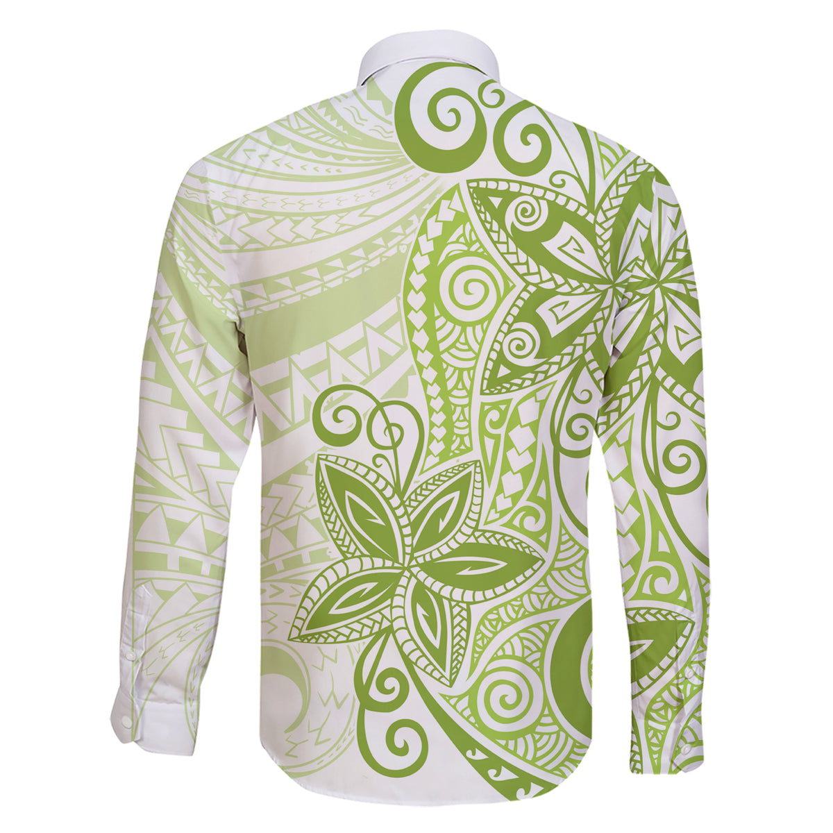 Polynesia Dolphins Family Matching Short Sleeve Bodycon Dress and Hawaiian Shirt Valentine Day Floral Polynesian - Vintage Lime Green LT14 - Polynesian Pride