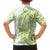 Polynesia Dolphins Hawaiian Shirt Valentine Day Floral Polynesian - Vintage Lime Green LT14 - Polynesian Pride